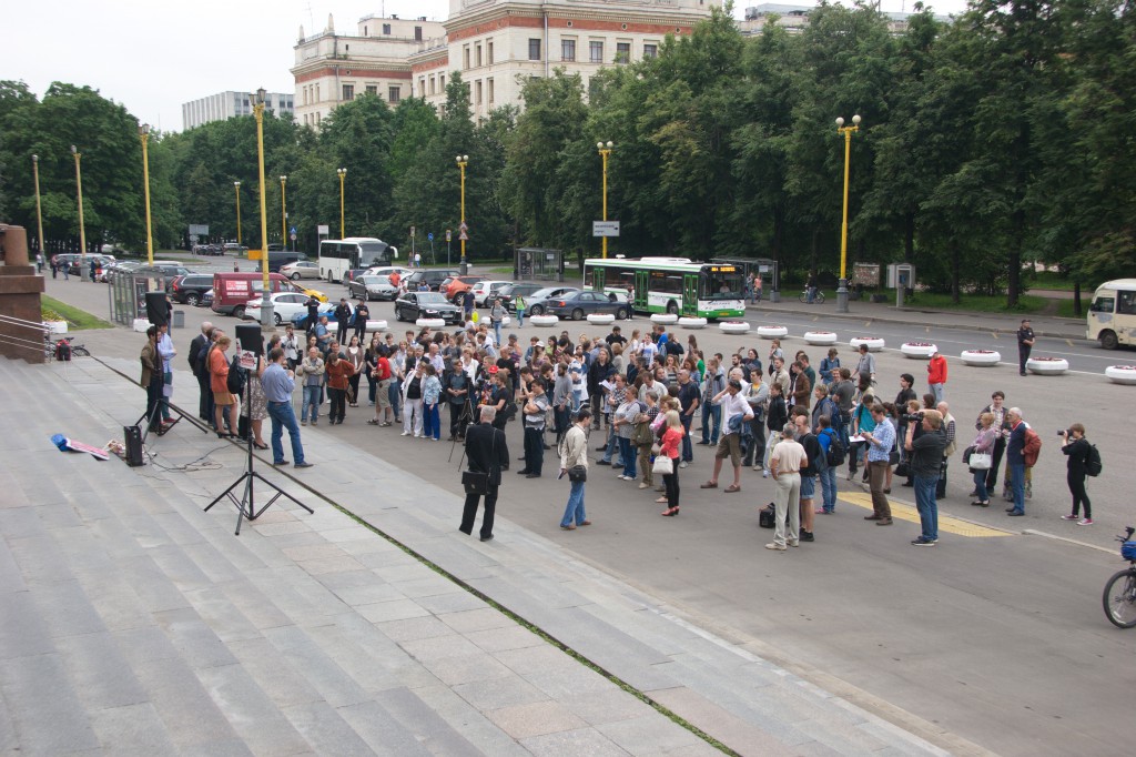 Митинг (встреча с депутатами) за перенос памятника Владимиру с Воробьевых гор, 20 июня 2015
