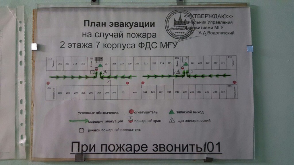 Типовой этаж ФДС.